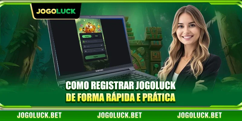 Como registrar JOGOLUCK de forma rápida e prática